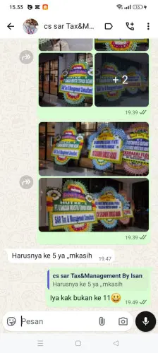 Testimonial Papan Bunga babakan kalanganyar